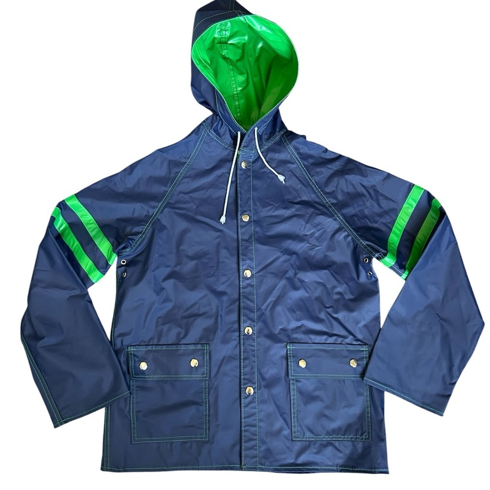 Youngbloods Vintage Reversible Rainwear in 100% Laminated Vinyl kids Large